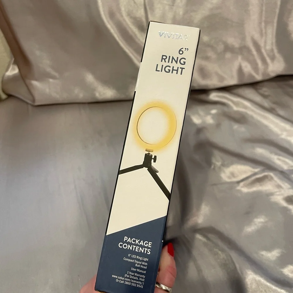NIB VIVITAR 6 INCH RING LIGHT 🤍💡